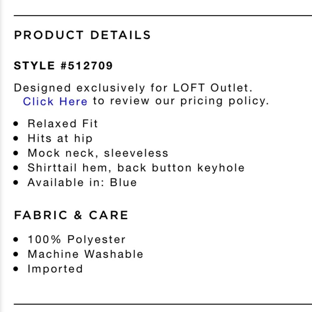 NWT L LOFT Floral Tie Neck Shell - Picture 8 of 8